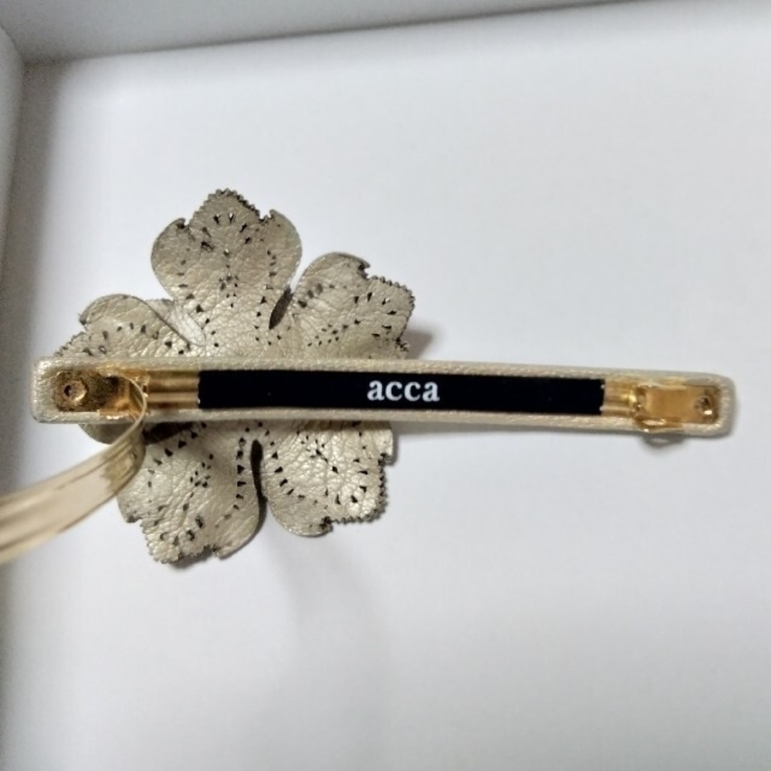 アッカ　acca　花モチーフ　バレッタ