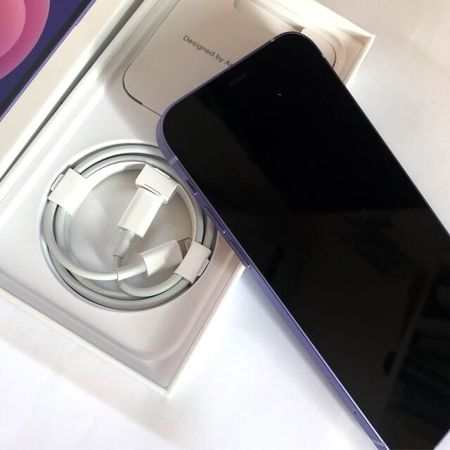 iPhone12 パープル　64GB  本体新品