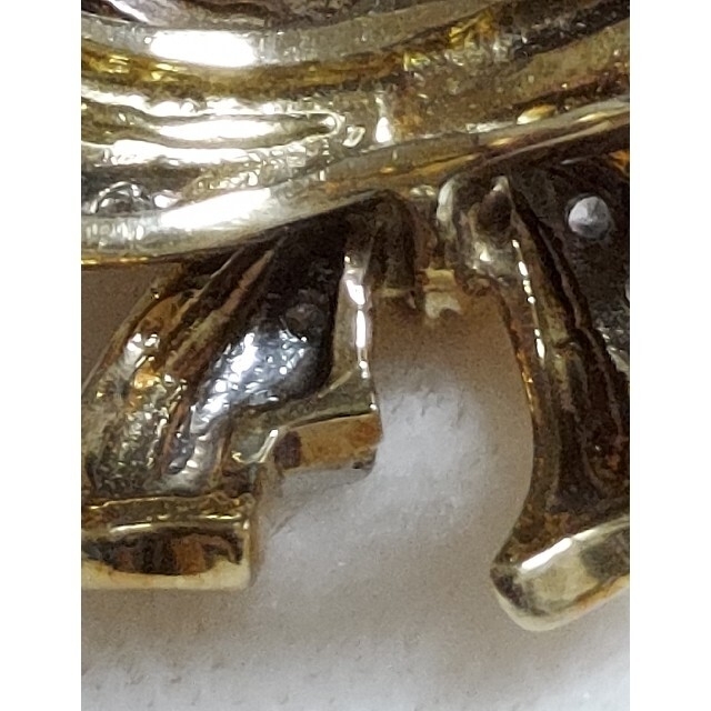 18金リボンモチーフリング レディースのアクセサリー(リング(指輪))の商品写真