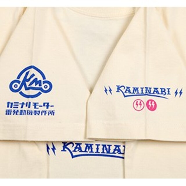 TEDMAN(テッドマン)のカミナリモータース/ウォーターバッファロー/Tシャツ/ホワイト/KMT-222 メンズのトップス(Tシャツ/カットソー(半袖/袖なし))の商品写真
