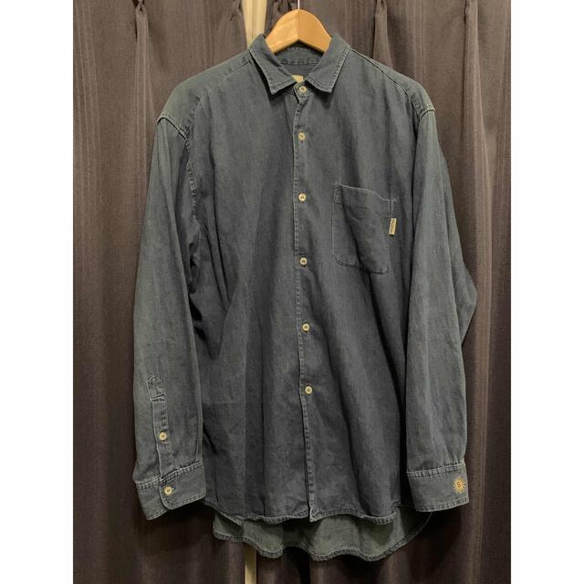 90s OLD STUSSY デニムシャツ クラウンタグ mede in usa おすすめ