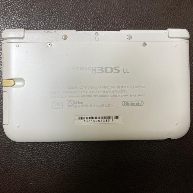 ニンテンドー3DS(ニンテンドー3DS)のNintendo 3DS  LL 本体 ホワイト 説明書箱付き エンタメ/ホビーのゲームソフト/ゲーム機本体(携帯用ゲーム機本体)の商品写真