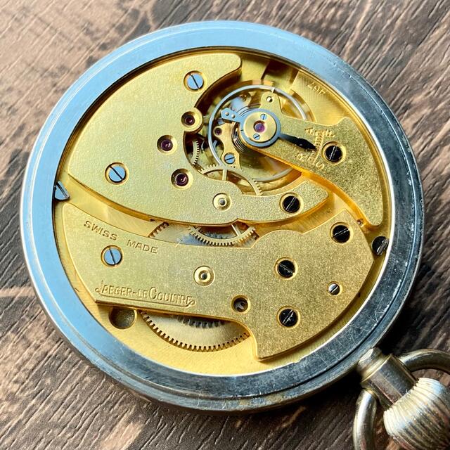 Jaeger-LeCoultre(ジャガールクルト)の【動作良好】ジャガールクルト ミリタリー 懐中時計 1940年代 アンティーク メンズの時計(その他)の商品写真