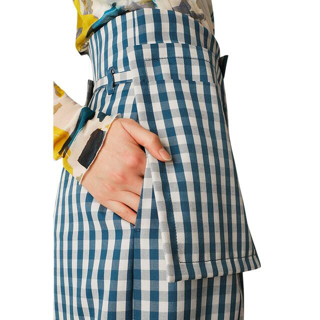 LE CIEL BLEU(ルシェルブルー)のle ciel bleu Gingham Pocket Belt Pants レディースのパンツ(カジュアルパンツ)の商品写真