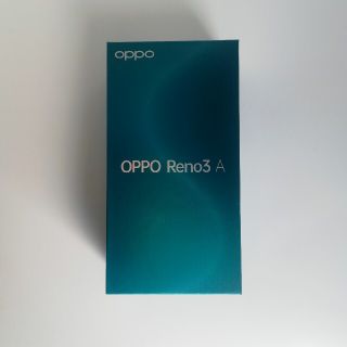 オッポ(OPPO)の[ほぼ新品]楽天モバイル「OPPO Reno3 A 128GB ホワイト SIM(スマートフォン本体)