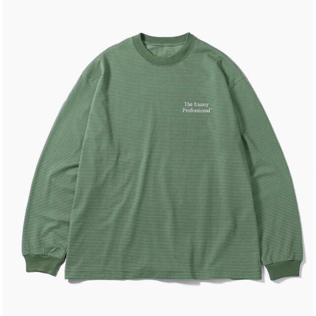 ennoy ボーダー L/S Tシャツ Lサイズ