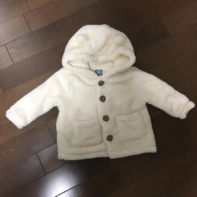 GAP(ギャップ)のベビー ギャップ モコモコくま耳パーカー 美品 キッズ/ベビー/マタニティのベビー服(~85cm)(その他)の商品写真