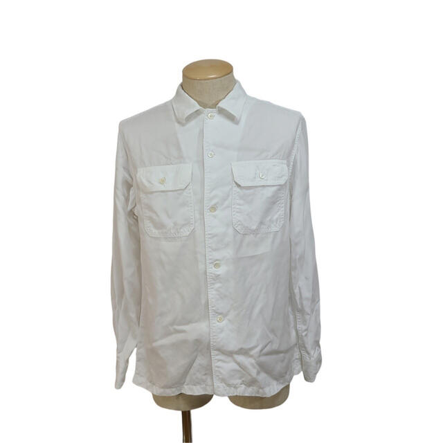 Ron Herman(ロンハーマン)のロンハーマン Ron Herman M 長袖 シャツ ホワイト 白 Yシャツ メンズのトップス(シャツ)の商品写真