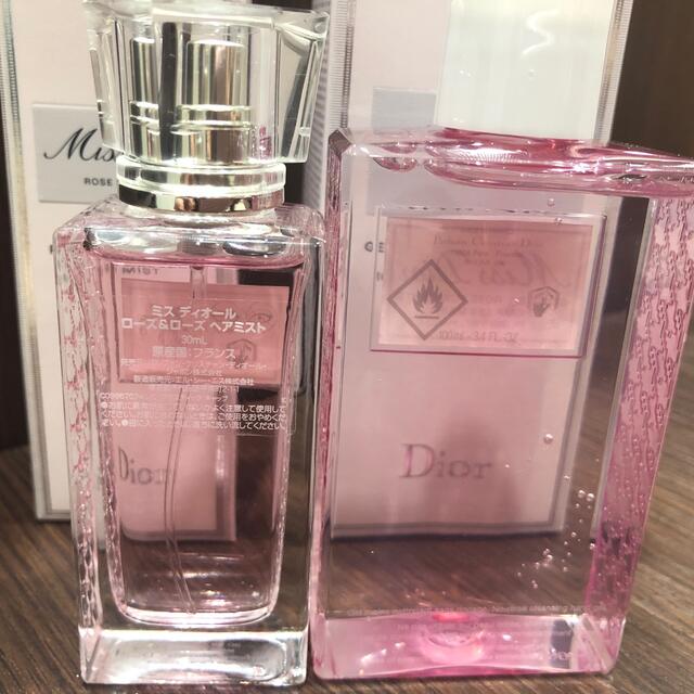 Dior(ディオール)のお値下げ‼️ディオールローズ&ローズヘアミスト30ミリ　ハンドジェルセット☆ コスメ/美容の香水(香水(女性用))の商品写真