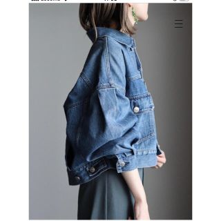 HYKE - 新品HYKE BALLOON SLEEVE DENIM JACKET サイズ1の