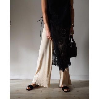 アパルトモンドゥーズィエムクラス(L'Appartement DEUXIEME CLASSE)のR JUBILEE Sheer Rib Pants アールジュビリー リブパンツ(カジュアルパンツ)