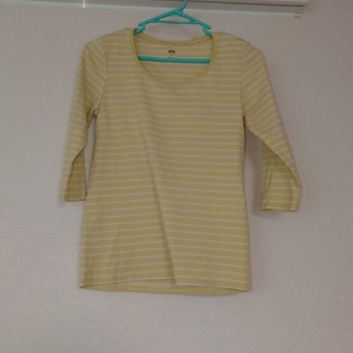 ユニクロ(UNIQLO)のUNIQLO　七分丈Tシャツ　XL(Tシャツ(長袖/七分))