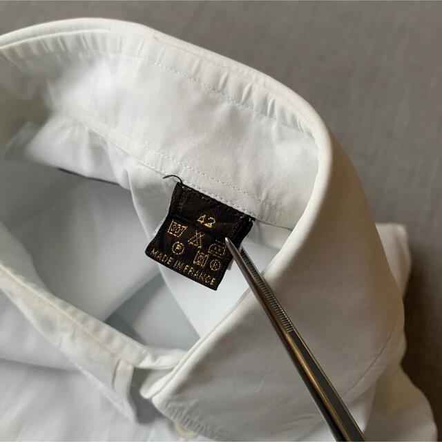 LOUIS VUITTON コットンシャツ ホワイト LV ルイヴィトン