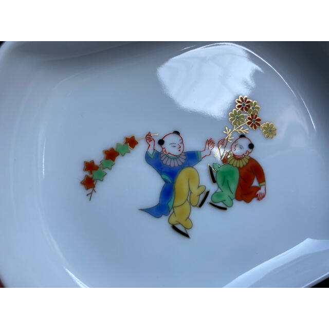 香蘭社　錦唐子　小皿　醤油皿　おつまみ皿　菓子皿　6枚 6