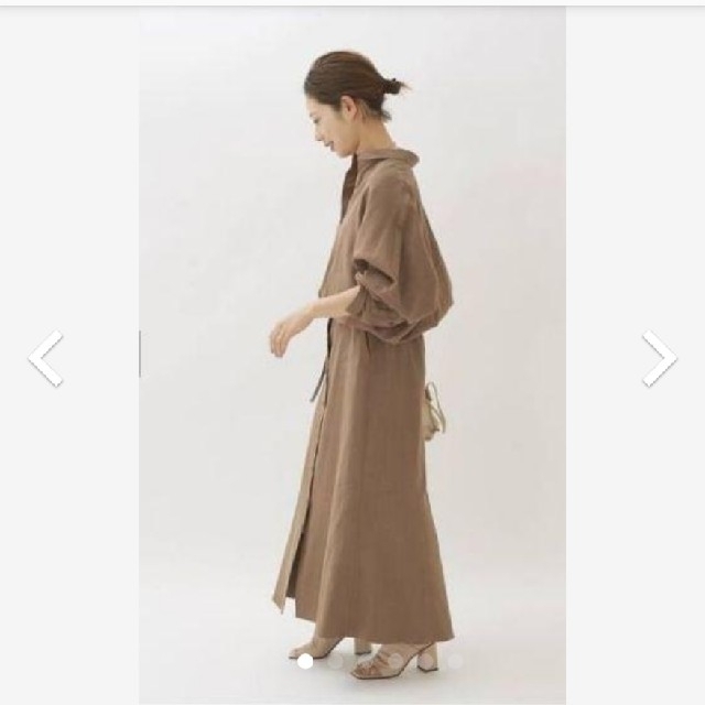 Plage(プラージュ)のまい様専用♡plage Linen Semi Flare ワンピース36♡ レディースのワンピース(ロングワンピース/マキシワンピース)の商品写真