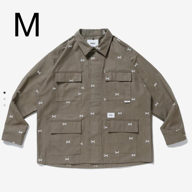 WTAPS 22SS JUNGLE 01 LS SHIRT GREIGE M