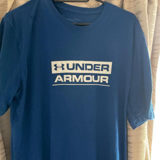 アンダーアーマー(UNDER ARMOUR)のアンダーアーマーUnder ArmourメンLTシャツ青色超美品(Tシャツ/カットソー(半袖/袖なし))