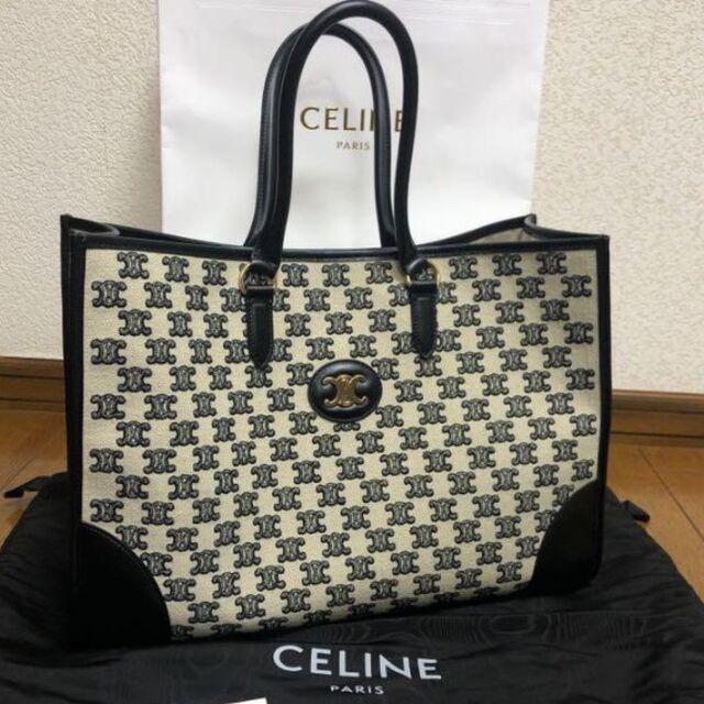 【人気No.1】 celine - CELINE セリーヌ トートバッグ ホリゾンタルカバ トートバッグ