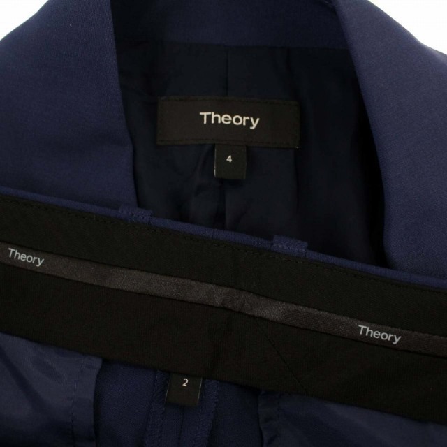 theory(セオリー)のセオリー 17AW スーツ フォーマル セットアップ 上下 B 4 2 紺 レディースのフォーマル/ドレス(スーツ)の商品写真