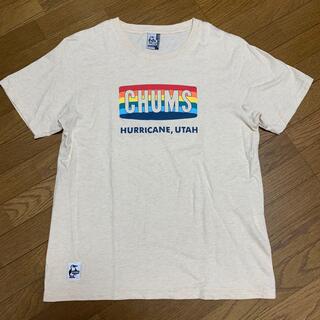 チャムス(CHUMS)のCHUMS レインボーボートロゴ Tシャツ(Tシャツ/カットソー(半袖/袖なし))