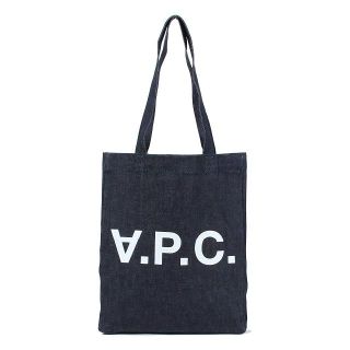 アーペーセー(A.P.C)のA.P.C. アーペーセー V.P.C.ロゴ LAURE デニムトートバッグ(トートバッグ)