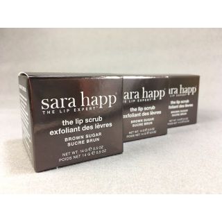 サラハップ(sara happ)の 新品 サラハップ  リップスクラブ ブラウンシュガー 14g/1個/2690円(リップケア/リップクリーム)