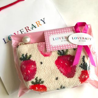 フェイラー(FEILER)のフェイラー　ポーチ　ストロベリードット　　　　【完売】🍓🍓🍓　ショッパー付き(ポーチ)