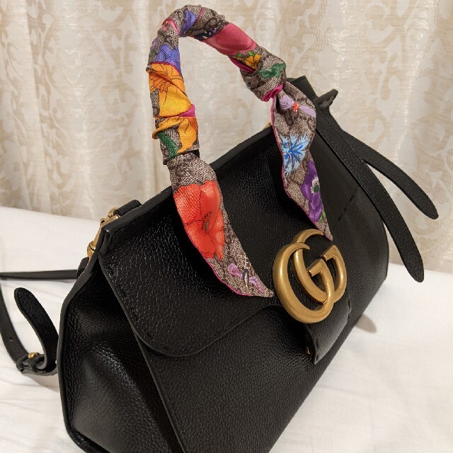 新品未使用 GUCCI グッチ GGマーモント レザー2way ショルダーバッグ