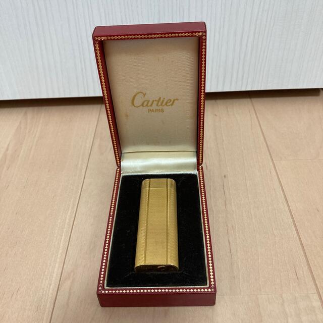 Cartier(カルティエ)のCartier カルティエ  ガス　ライター ゴールド  箱付き メンズのファッション小物(タバコグッズ)の商品写真