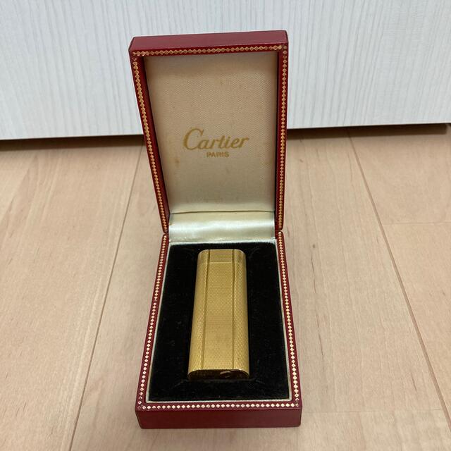 Cartier カルティエ ガス ライター ゴールド 箱付き - タバコグッズ