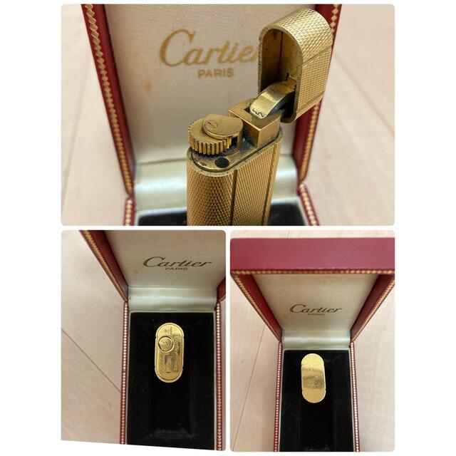 Cartier(カルティエ)のCartier カルティエ  ガス　ライター ゴールド  箱付き メンズのファッション小物(タバコグッズ)の商品写真