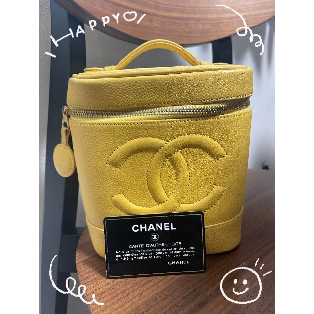 CHANEL 国内 正規品 キャビアスキン バニティ