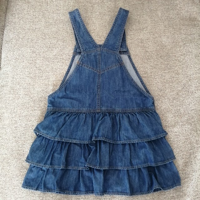 KP(ニットプランナー)のKP　デニム　ジャンパースカート　120 キッズ/ベビー/マタニティのキッズ服女の子用(90cm~)(スカート)の商品写真