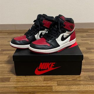 ナイキ(NIKE)の26cm AIR JORDAN 1 RETRO BRED TOE オマケ付(スニーカー)