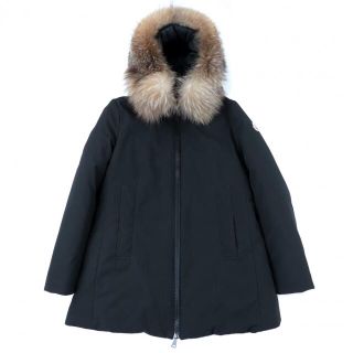 モンクレール(MONCLER)の新品同様 モンクレール BLAVET ファー ダウンコート レディース 黒 0(ダウンコート)