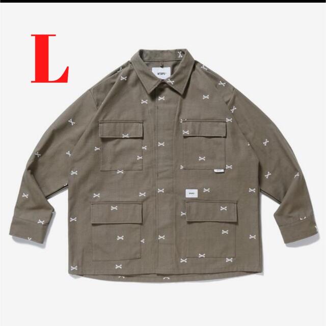 WTAPS 22SS JUNGLE 01 LS SHIRT GREIGE L