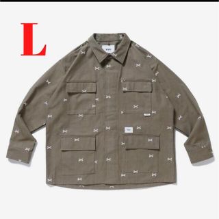 ダブルタップス(W)taps)のWTAPS 22SS JUNGLE 01 LS SHIRT GREIGE L(シャツ)