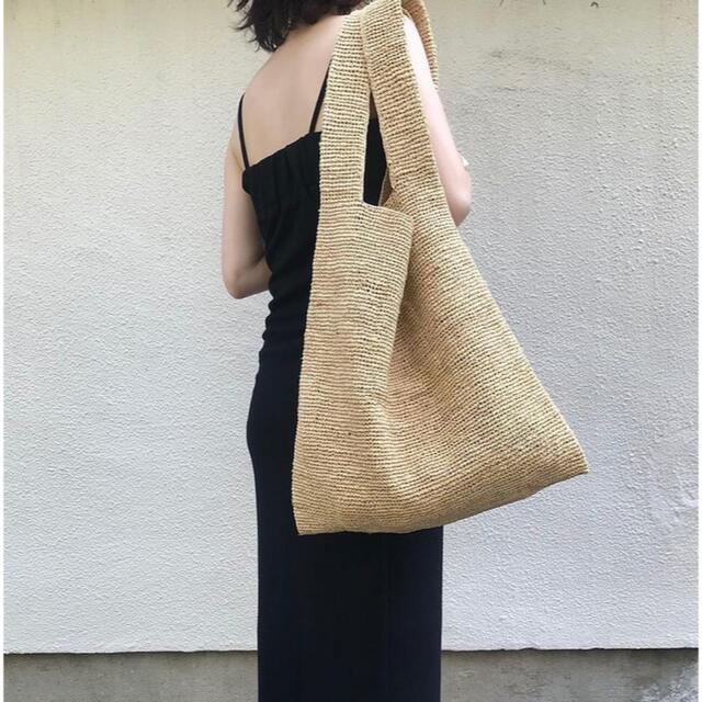 特別セーフ RAFFIA GREEN seya. seya RAFFIA Mens SHOPPING BAG BAG