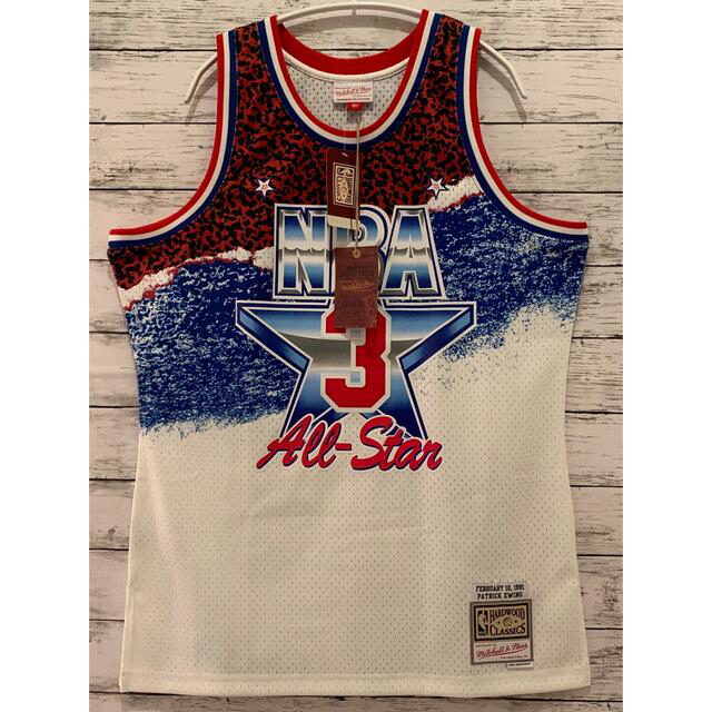 MITCHELL & NESS(ミッチェルアンドネス)のEwing 3 1991 East NBA オールスター パトリック ユーイング メンズのトップス(タンクトップ)の商品写真