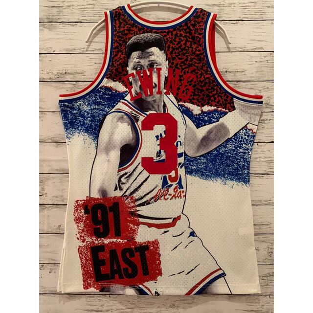 MITCHELL & NESS(ミッチェルアンドネス)のEwing 3 1991 East NBA オールスター パトリック ユーイング メンズのトップス(タンクトップ)の商品写真