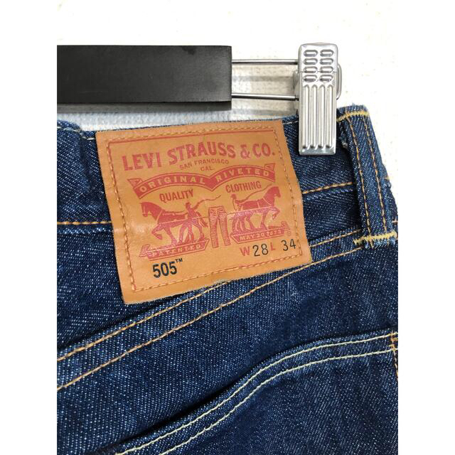 Levi's(リーバイス)の最終値下げ made in USA Levis リーバイス505 ホワイトオーク メンズのパンツ(デニム/ジーンズ)の商品写真