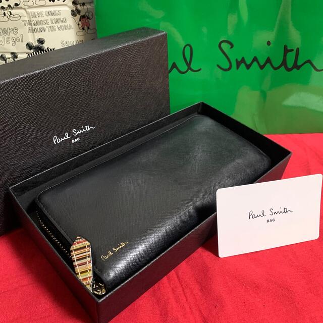 Paul Smith - PaulSmith ポールスミス長財布 ジップストローグレイン2