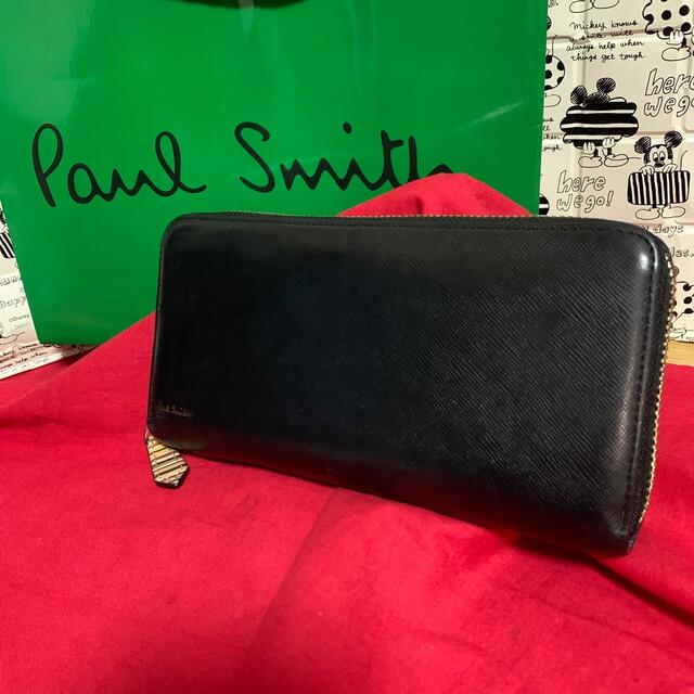 Paul Smith - PaulSmith ポールスミス長財布 ジップストローグレイン2