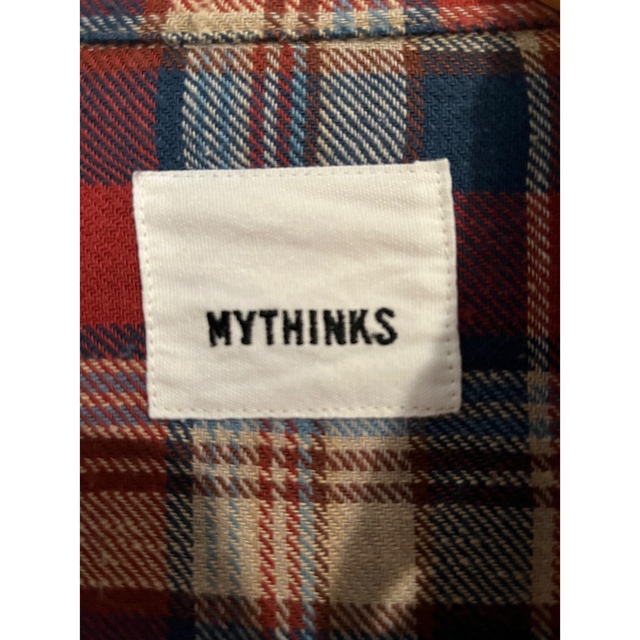 RHCロンハーマン購入 MYTHINKS マイシンクス チェックシャツ royal