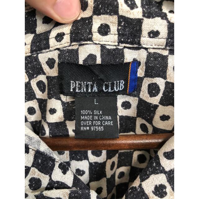 vintage 古着 90s 開襟シャツ 柄 PENTA CLUB メンズのトップス(シャツ)の商品写真