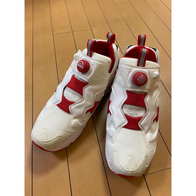 mita sneakers(ミタスニーカーズ)の東京五輪限定着用1回定価19800円リーボックポンプフューリーオフホワイト28 メンズの靴/シューズ(スニーカー)の商品写真