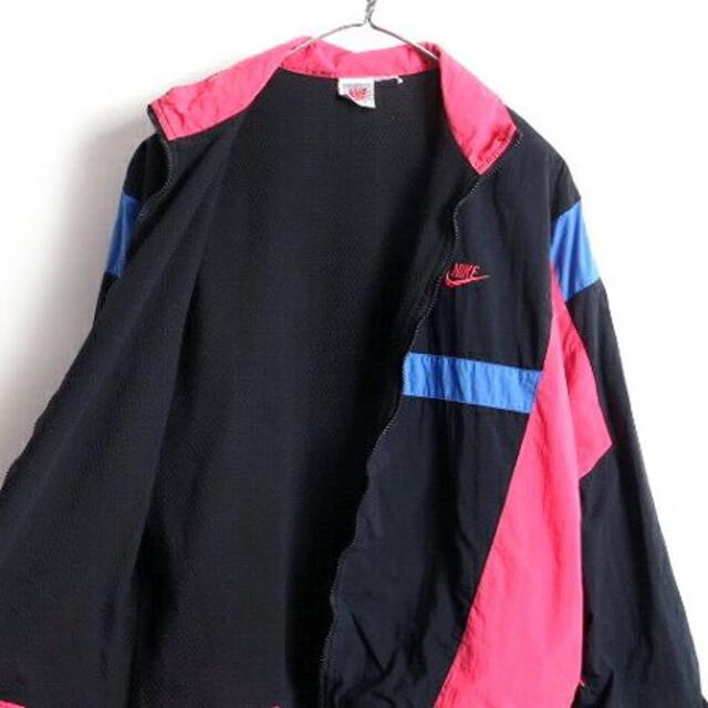 90s 初期 銀タグ ■ NIKE ナイキ フルジップ トリコカラー 切替 ナイ