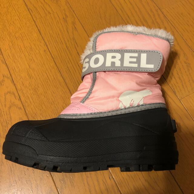 SOREL(ソレル)のSOREL キッズスノーブーツ　18センチ キッズ/ベビー/マタニティのキッズ靴/シューズ(15cm~)(ブーツ)の商品写真