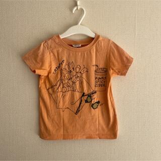 ブリーズ(BREEZE)のオレンジ刺繍Tシャツ100(Tシャツ/カットソー)