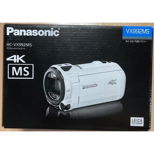 新作人気モデル ビデオカメラ 4K パナソニック - Panasonic  HC-VX992MS-T カカオブラウン ビデオカメラ